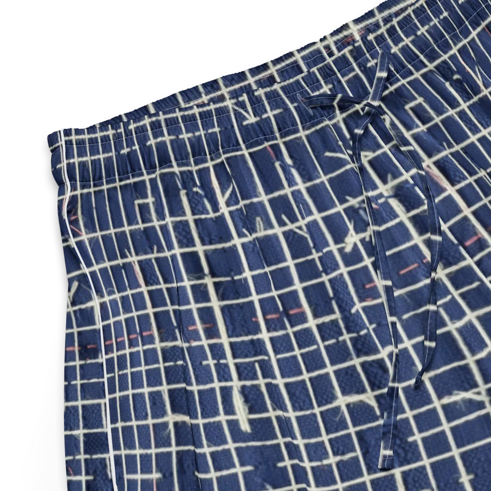 Indigo Threadwork on Women's Pajama Shorts — Product details