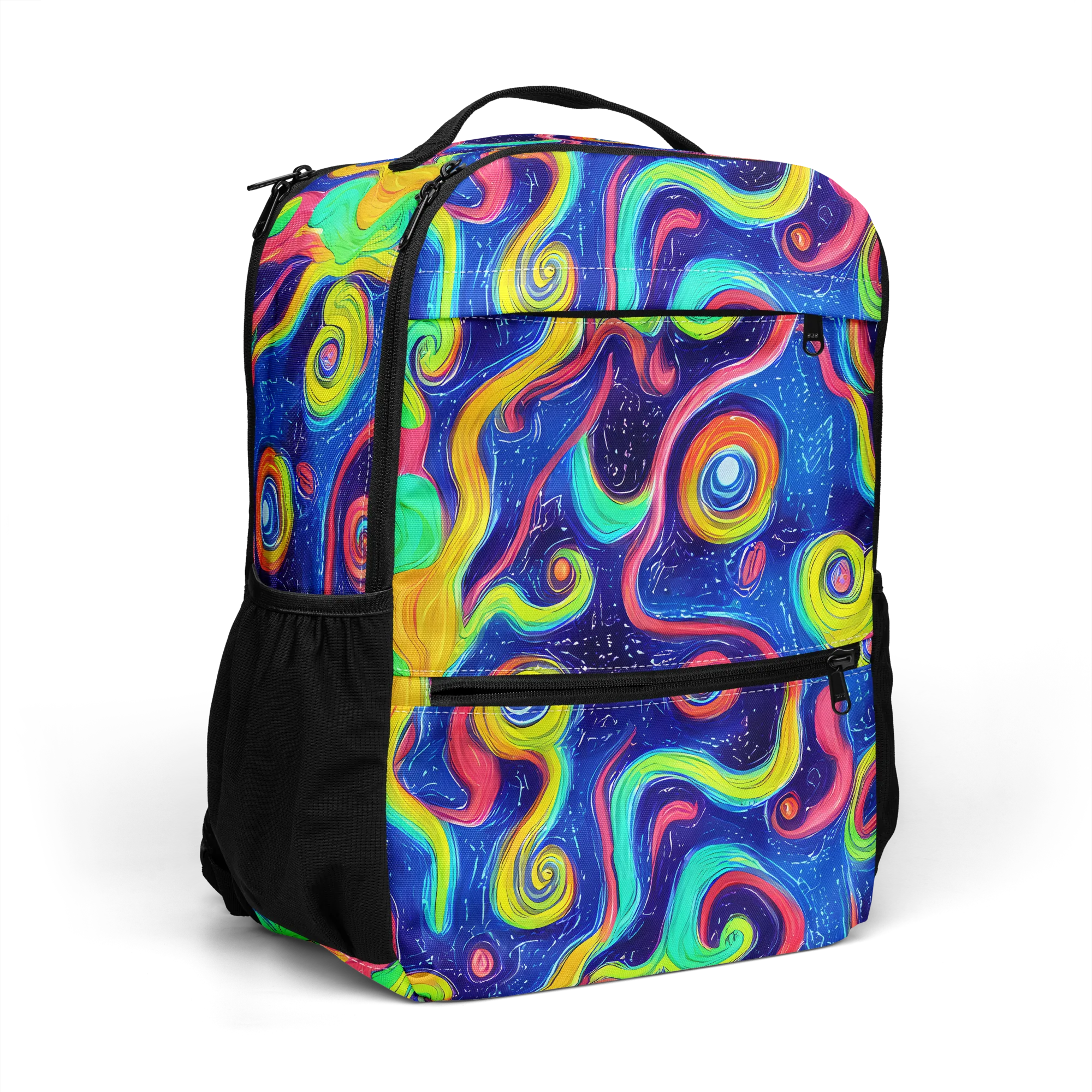 Celestial Ripple on Utility Backpack — Right Front