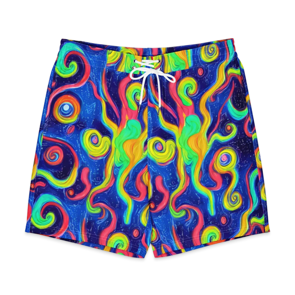 Celestial Ripple on Men's Board Shorts — Front