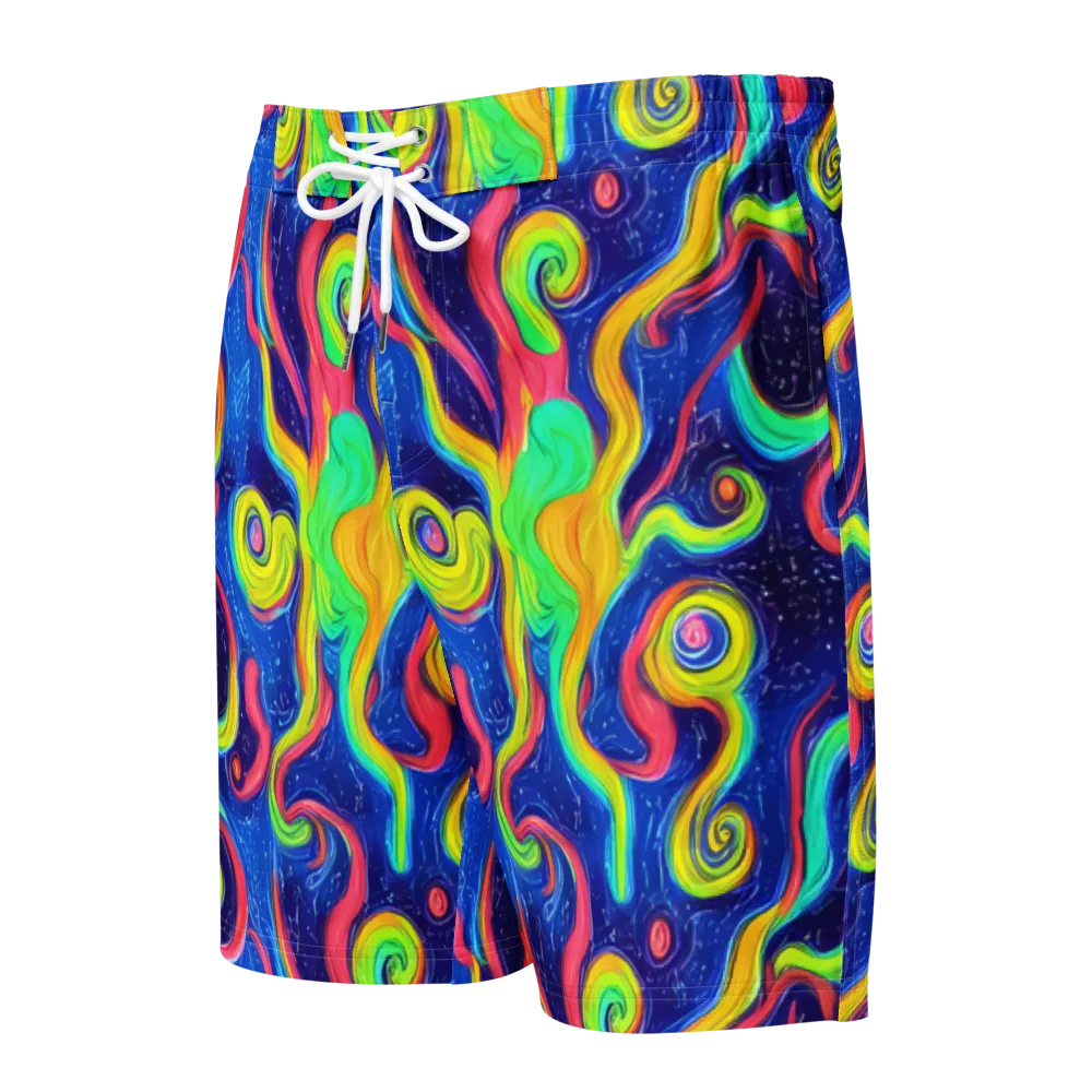 Celestial Ripple on Men's Board Shorts — Front