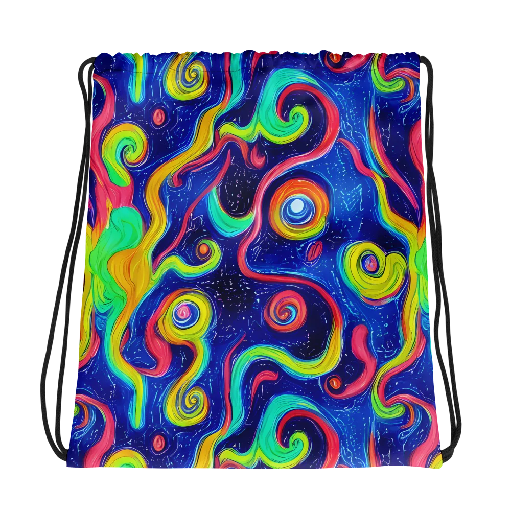 Celestial Ripple on Drawstring Bag — Photo