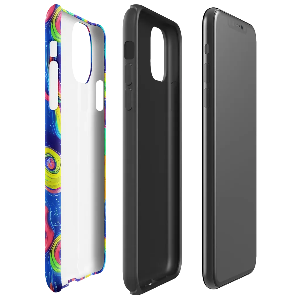 Celestial Ripple on Tough Case for iPhone® — Right