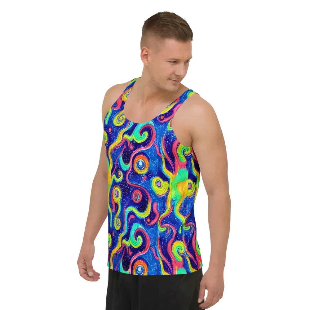 Celestial Ripple on Men's Tank Top — Left Front
