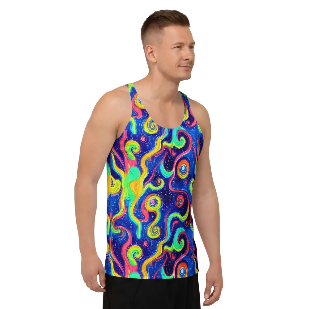 Celestial Ripple on Men's Tank Top — Right Front