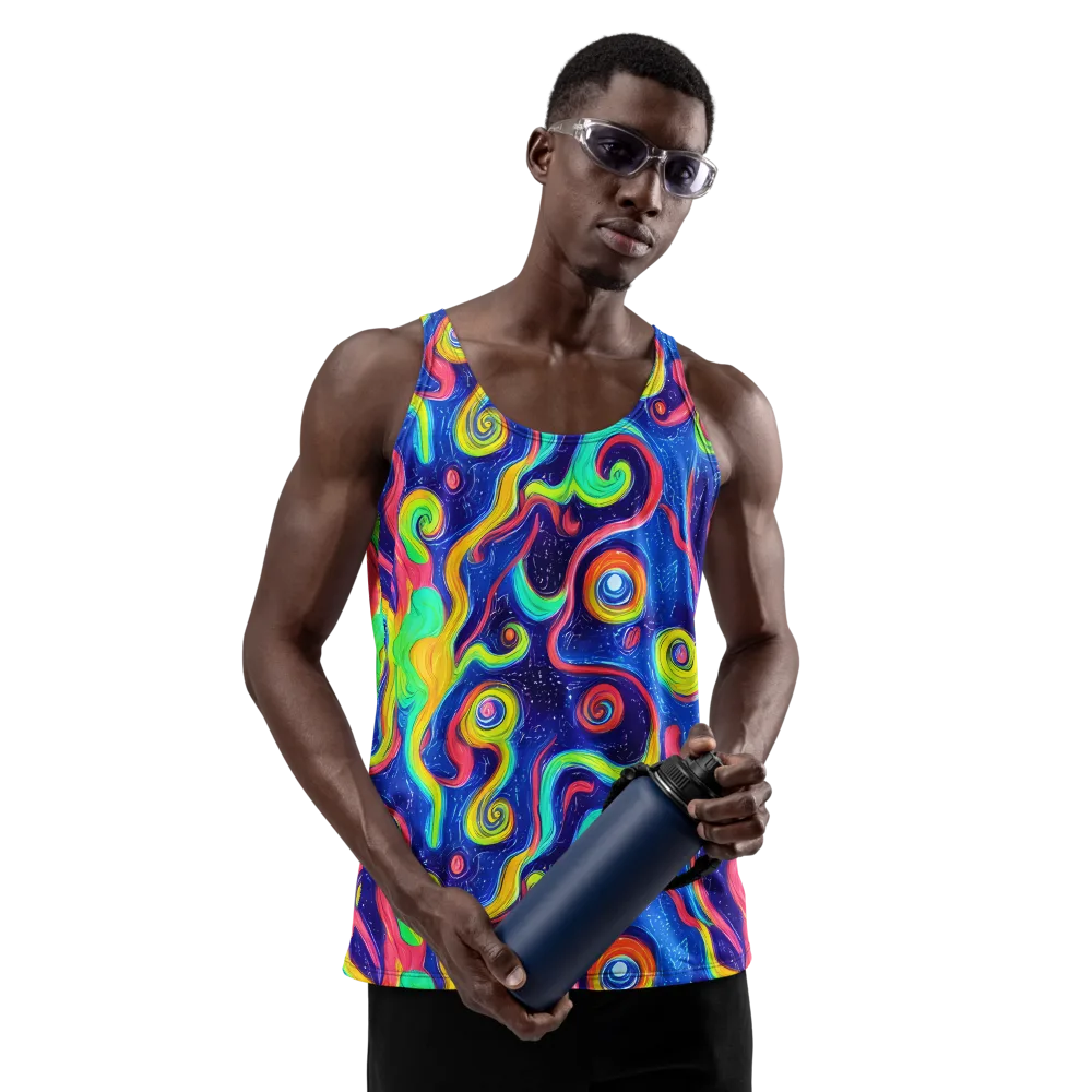 Celestial Ripple on Men's Tank Top — Front