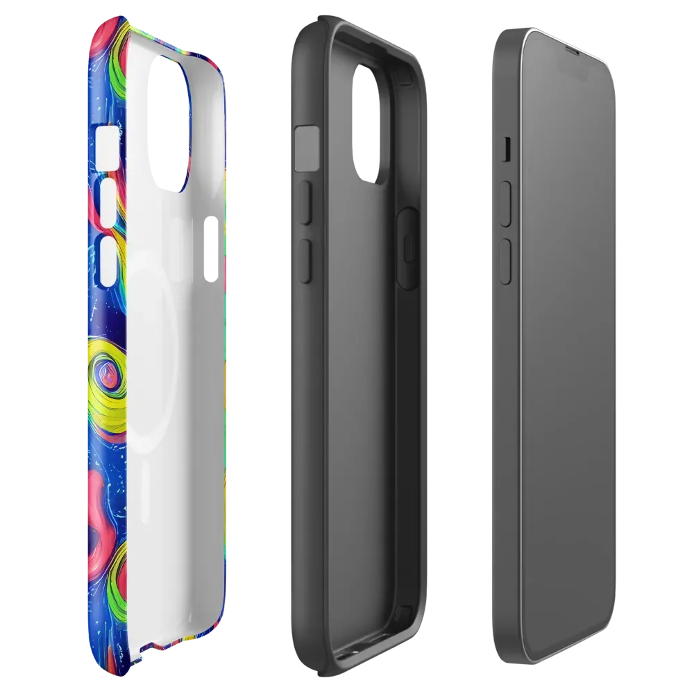 Celestial Ripple on MagSafe Tough Case for iPhone® — Front