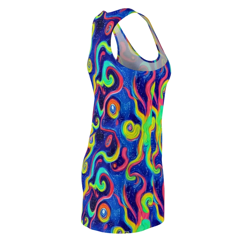 Celestial Ripple on Racerback Dress — Back Side