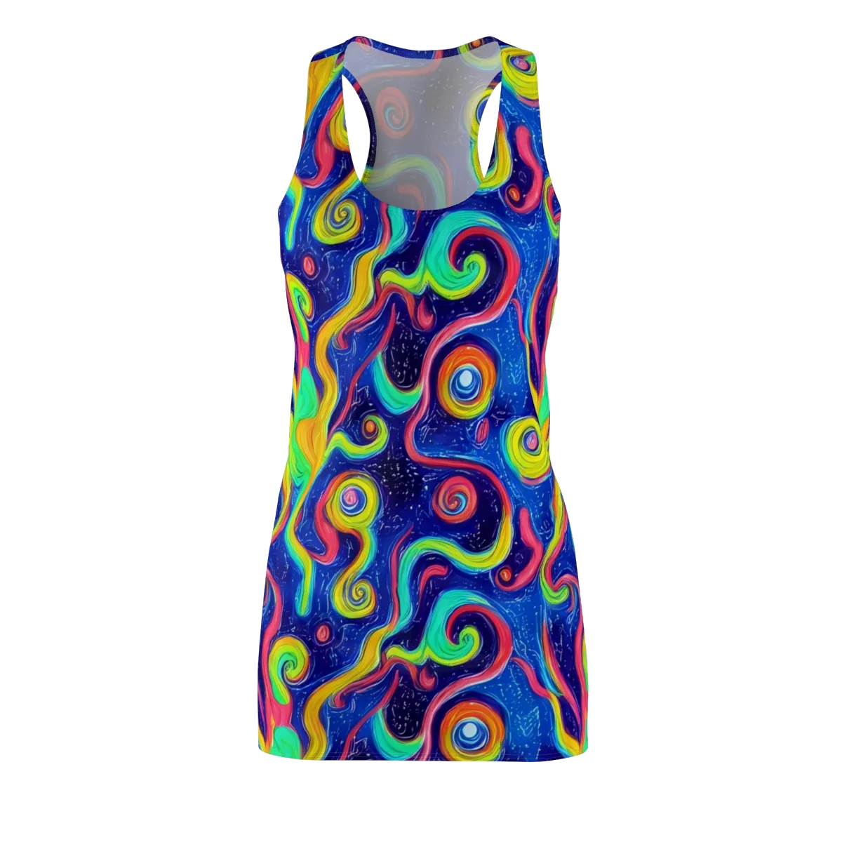 Celestial Ripple on Racerback Dress — Front