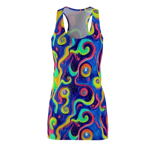 Celestial Ripple on a Racerback Dress