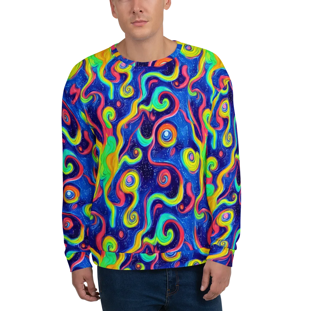 Celestial Ripple on Sweatshirt — Front