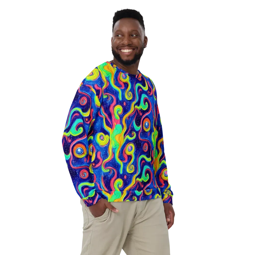 Celestial Ripple on Sweatshirt — Front