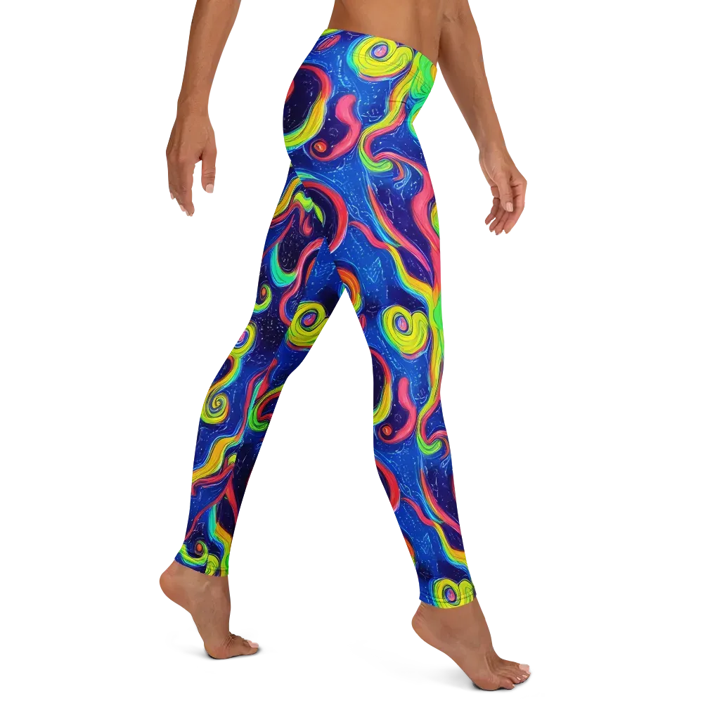 Celestial Ripple on Leggings — Right