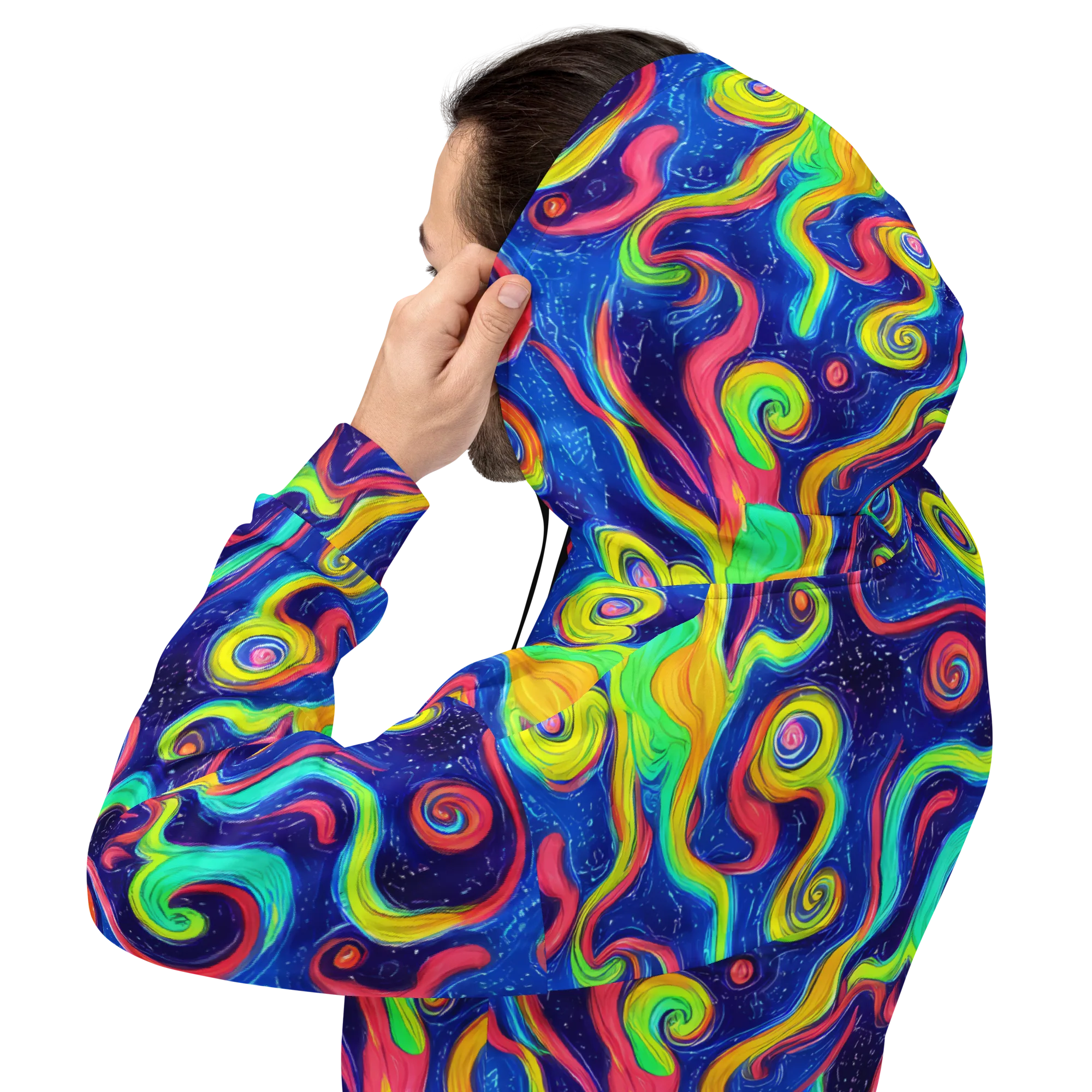 Celestial Ripple on Hoodie — Back