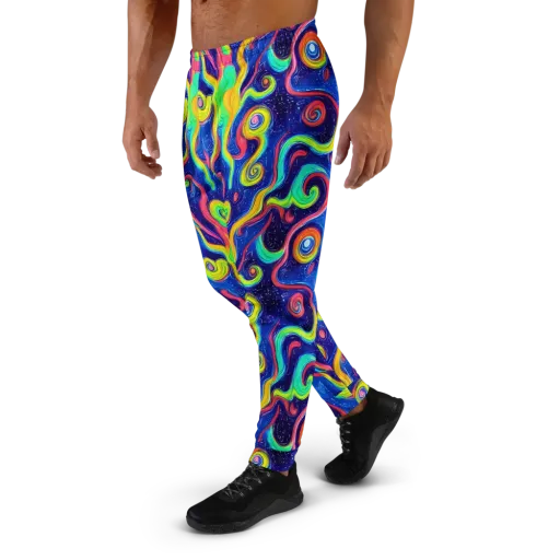 Celestial Ripple on a Men's Joggers
