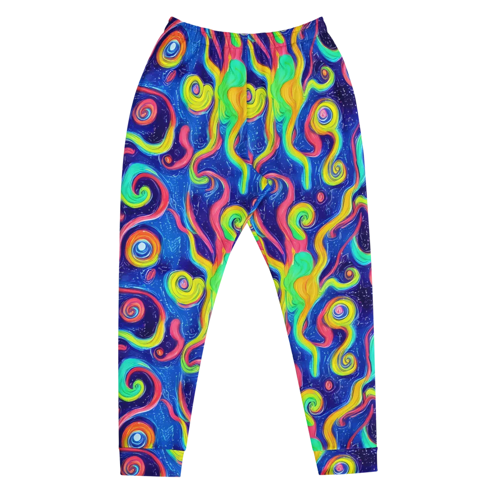 Celestial Ripple on Men's Joggers — Front
