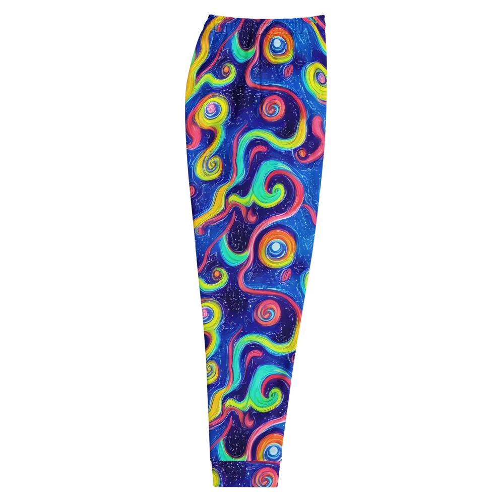 Celestial Ripple on Men's Joggers — Right