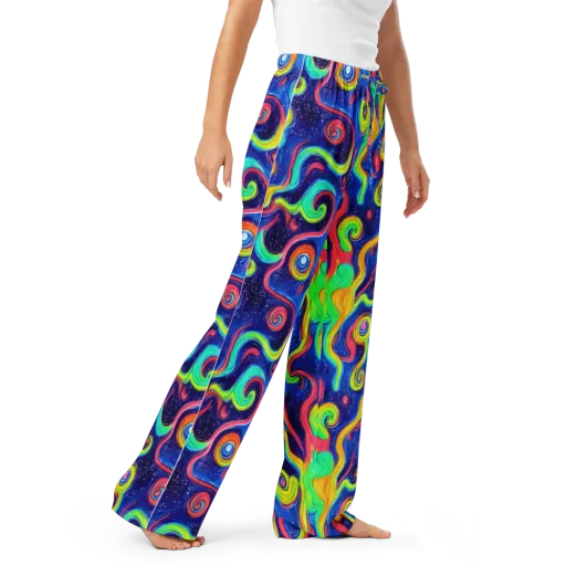 Celestial Ripple on a Women's Pajama Pants