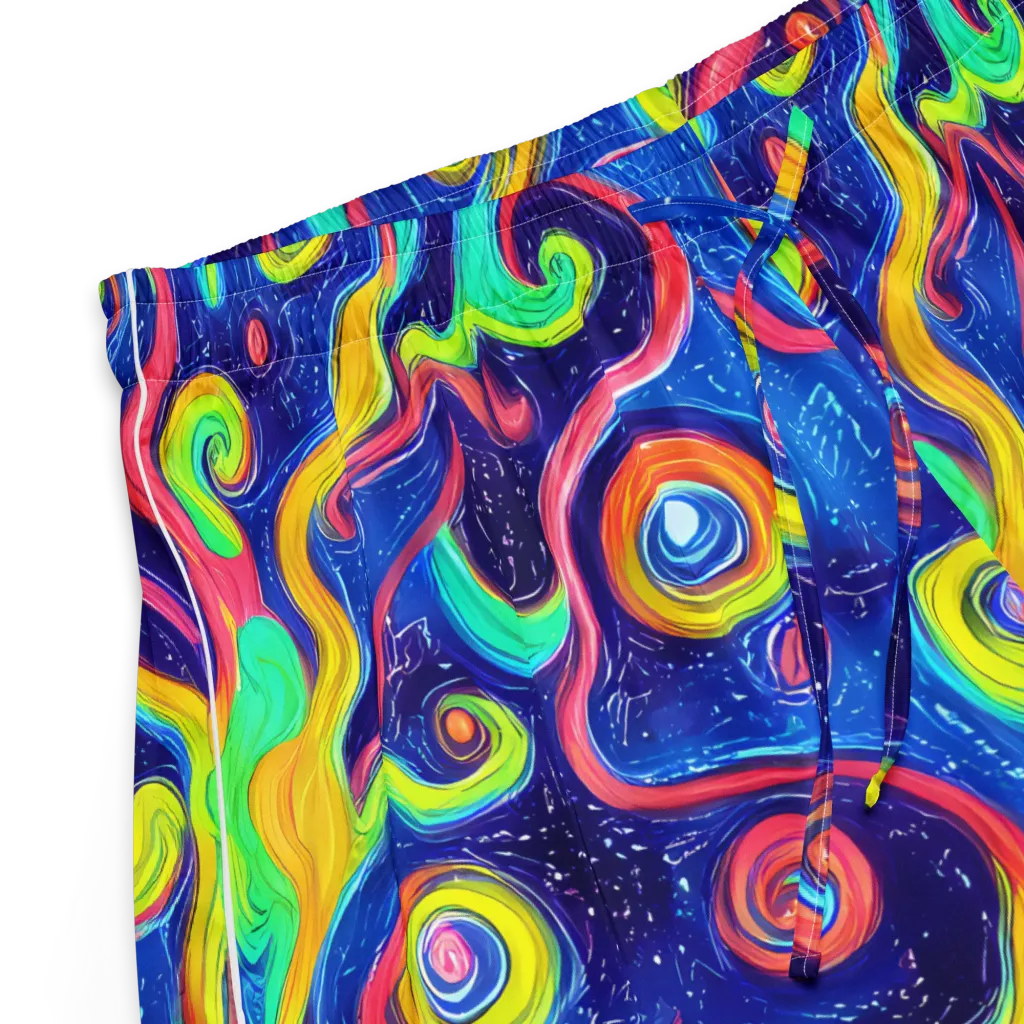 Celestial Ripple on Women's Pajama Shorts — Product details