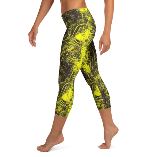 Acid Architecture on a Capri Leggings