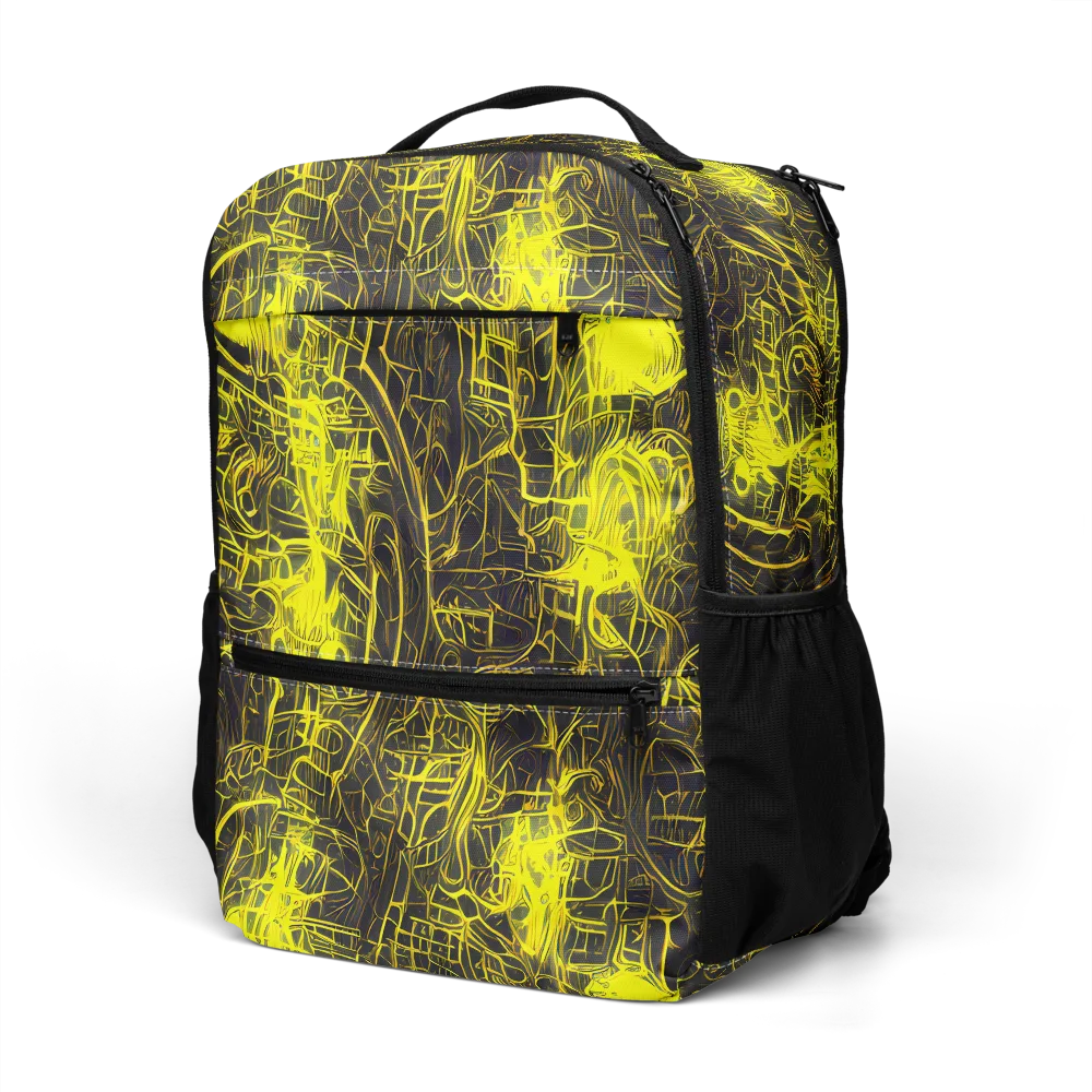 Acid Architecture on Utility Backpack — Left Front