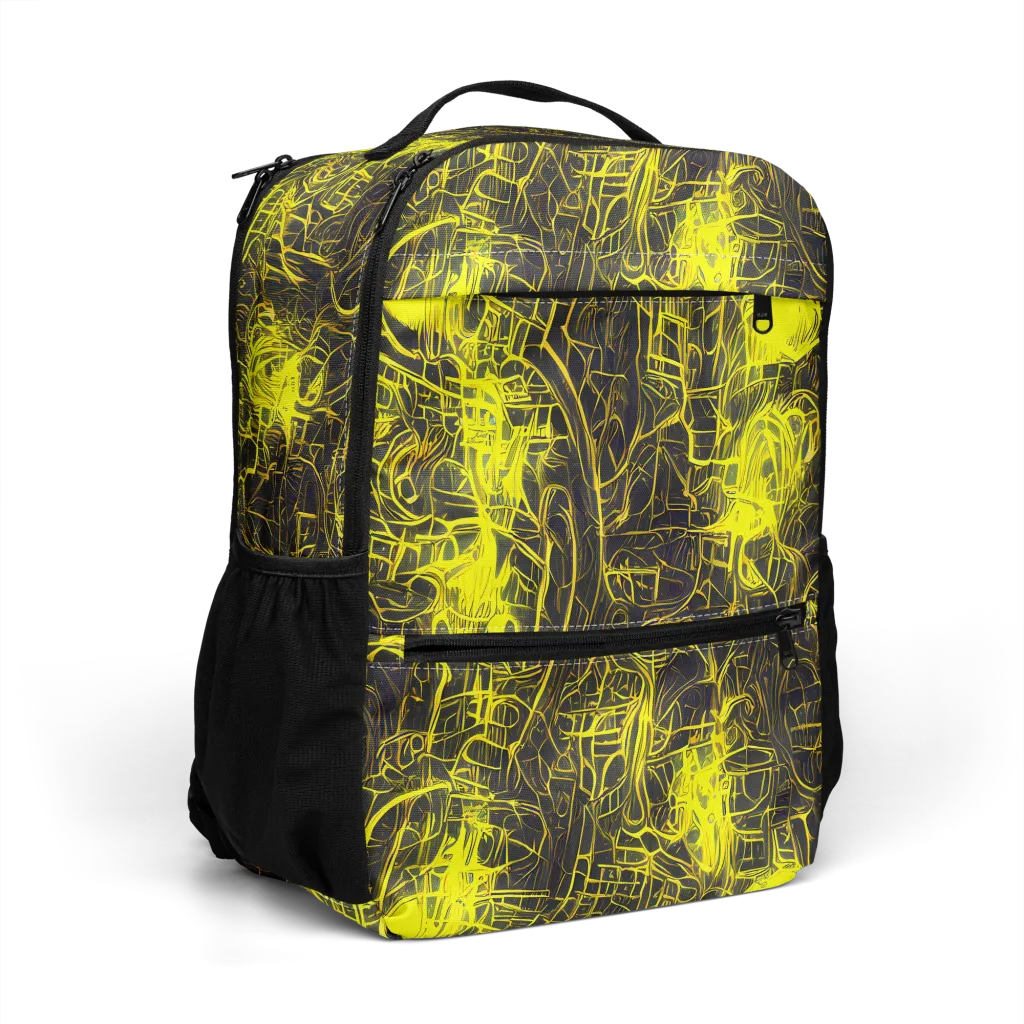 Acid Architecture on Utility Backpack — Right Front