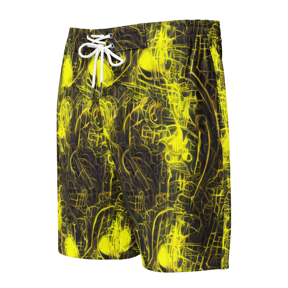 Acid Architecture on Men's Board Shorts — Front