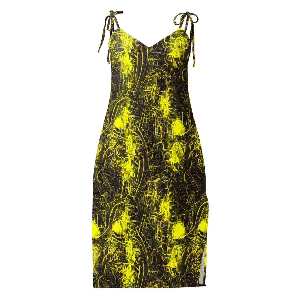 Acid Architecture on Slip Dress — Front
