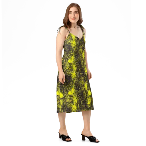 Acid Architecture on a Slip Dress