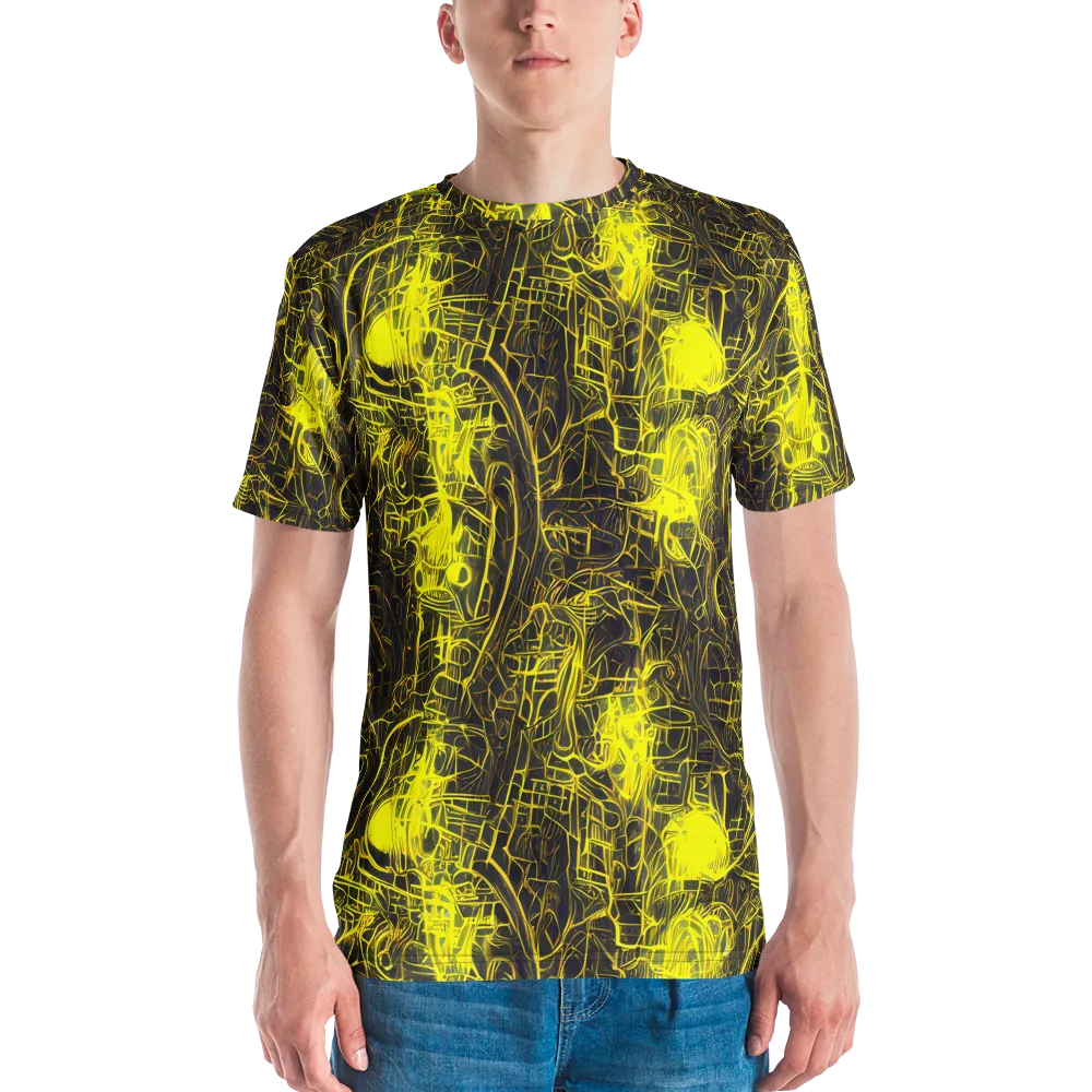 Acid Architecture on Men's Crew Neck T-Shirt — Front