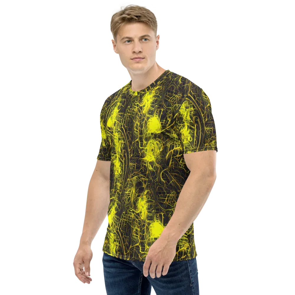 Acid Architecture on Men's Crew Neck T-Shirt — Left