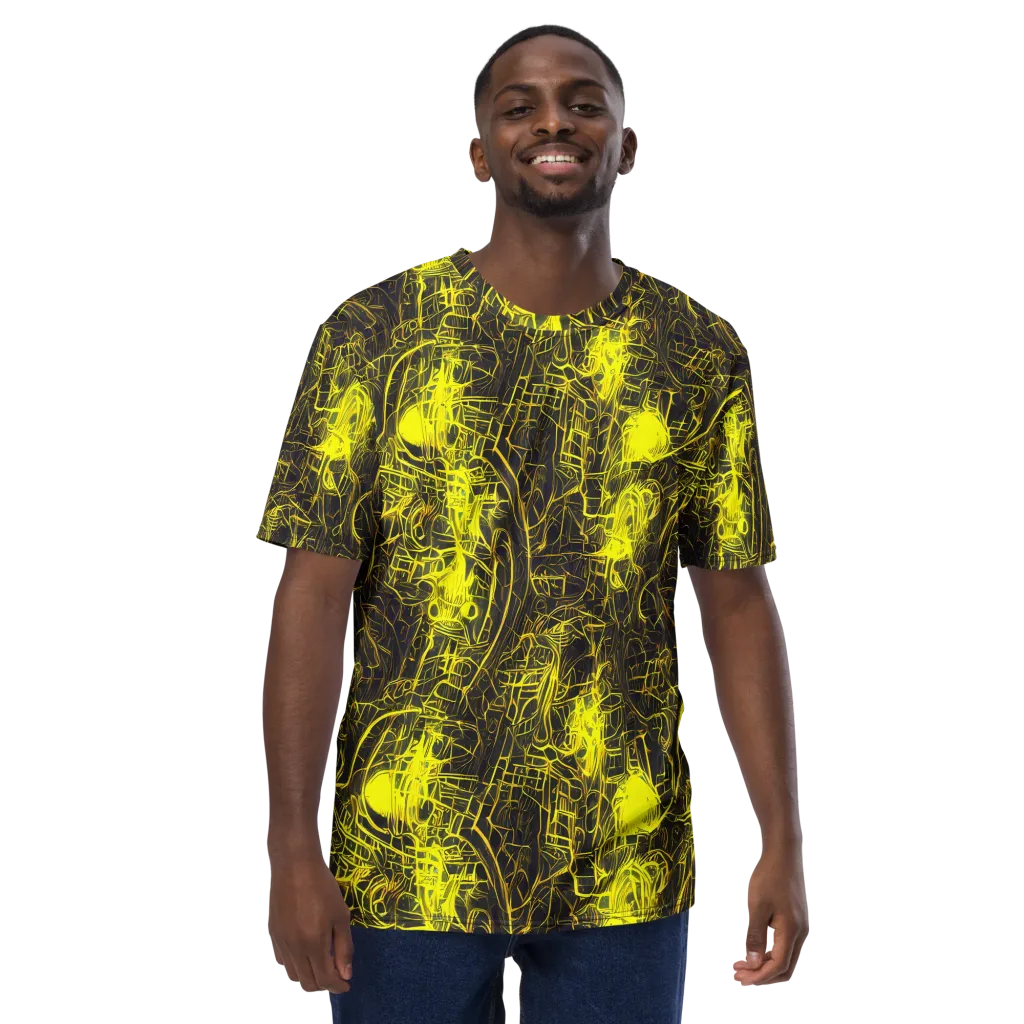 Acid Architecture on Men's Crew Neck T-Shirt — Front