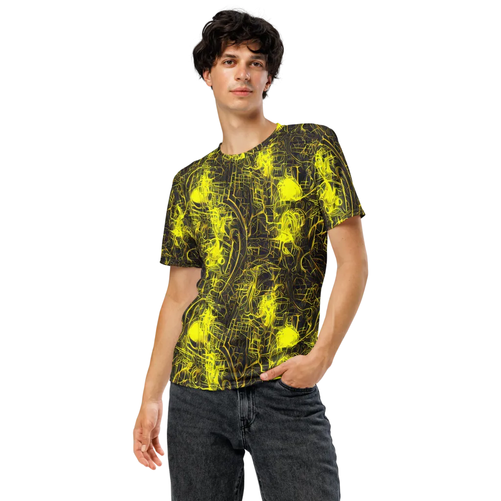 Acid Architecture on Men's Crew Neck T-Shirt — Front