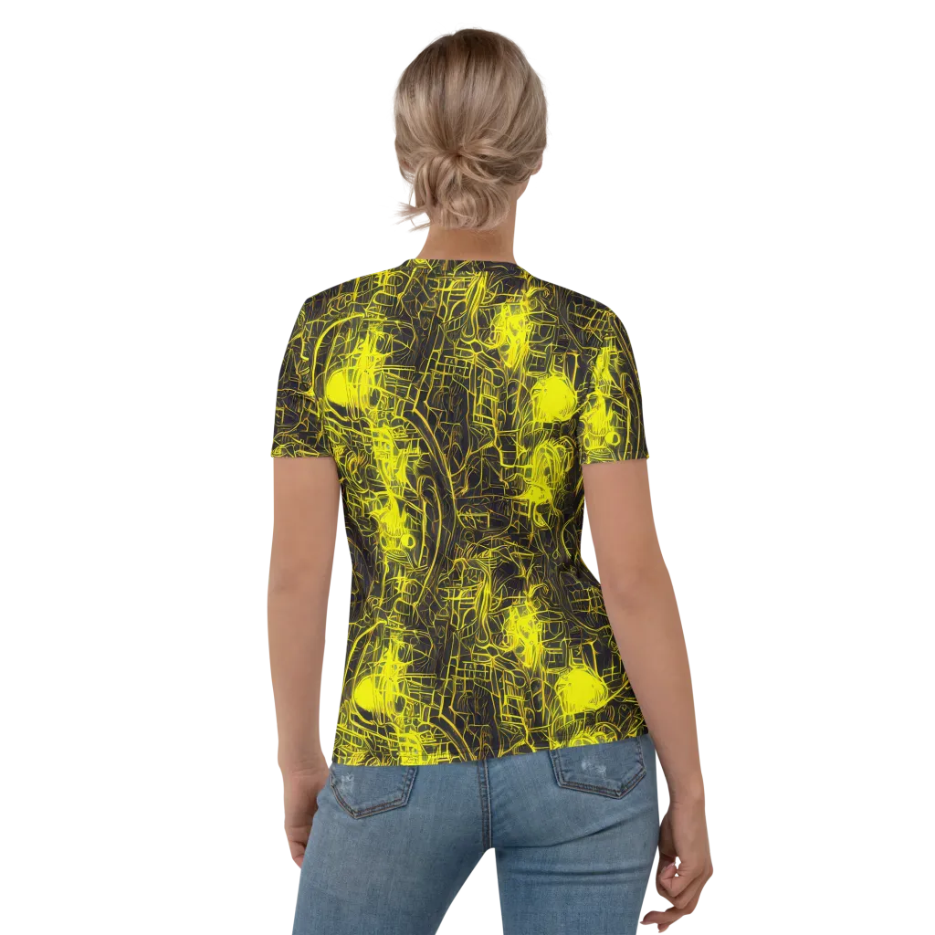 Acid Architecture on Women's Crew Neck T-Shirt — Back