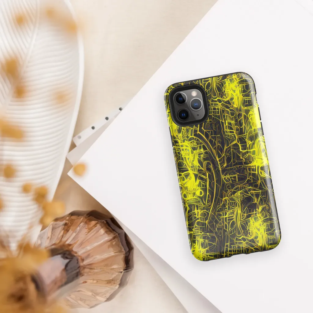 Acid Architecture on Tough Case for iPhone® — Front