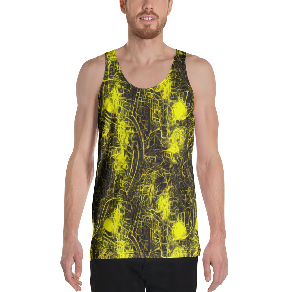 Acid Architecture on Men's Tank Top — Front