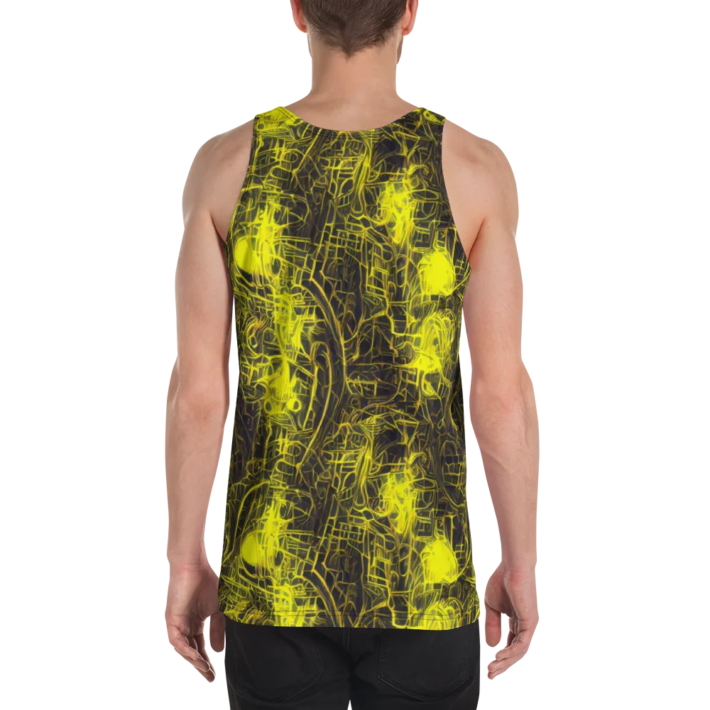 Acid Architecture on Men's Tank Top — Back
