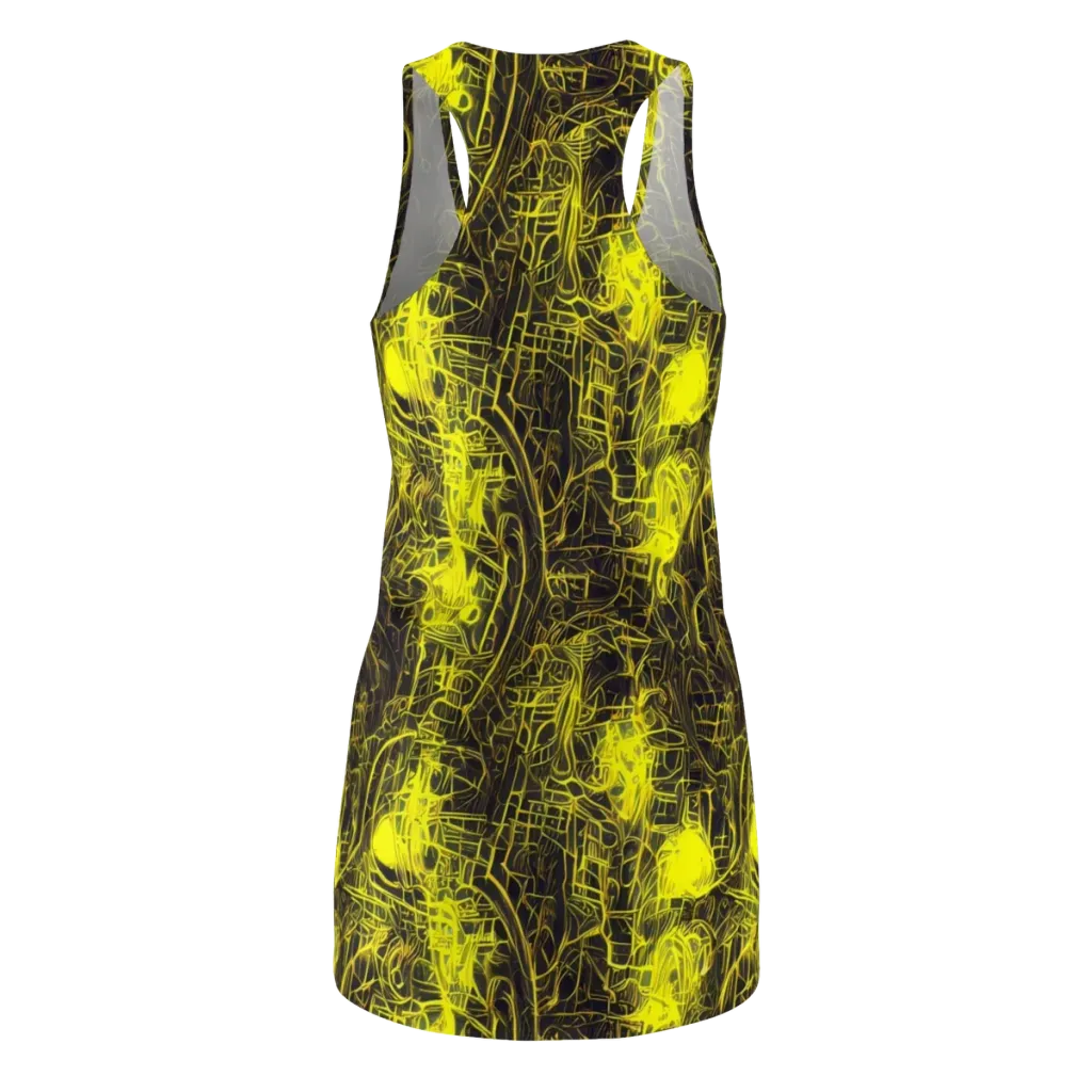 Acid Architecture on Racerback Dress — Back