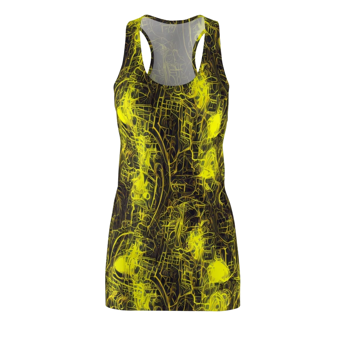 Acid Architecture on Racerback Dress — Front