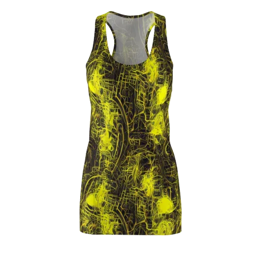 Acid Architecture on a Racerback Dress