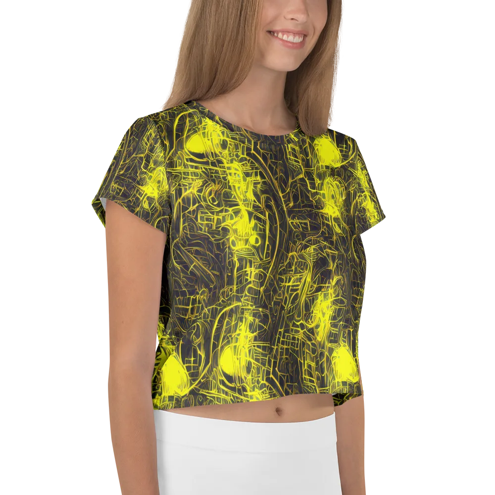 Acid Architecture on Crop Tee — Right