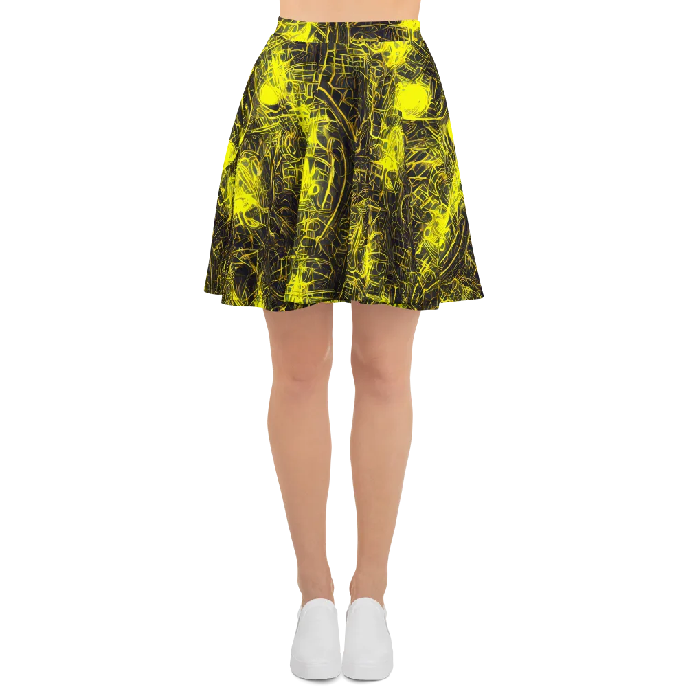 Acid Architecture on Skater Skirt — Front