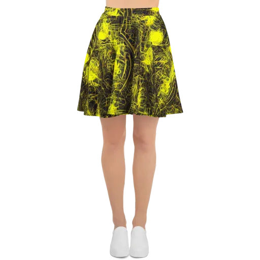 Acid Architecture on a Skater Skirt