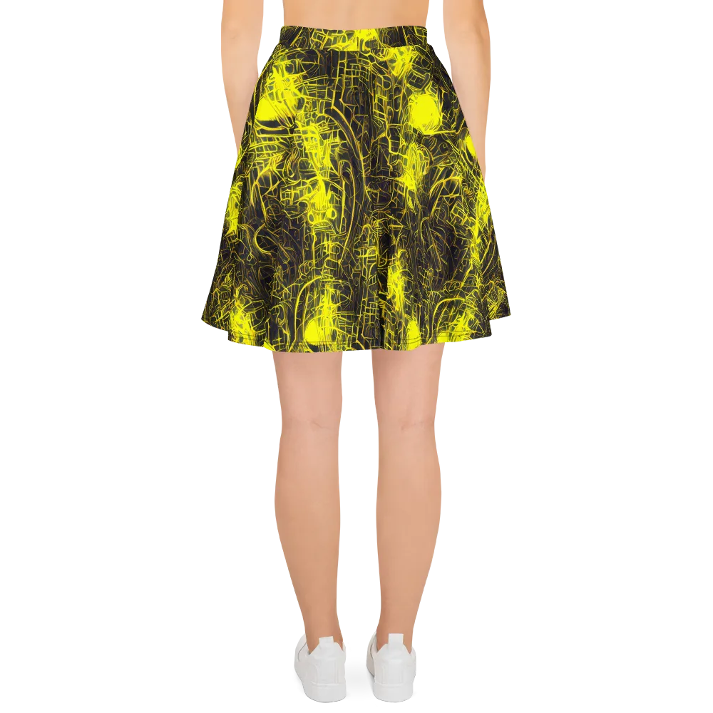 Acid Architecture on Skater Skirt — Back