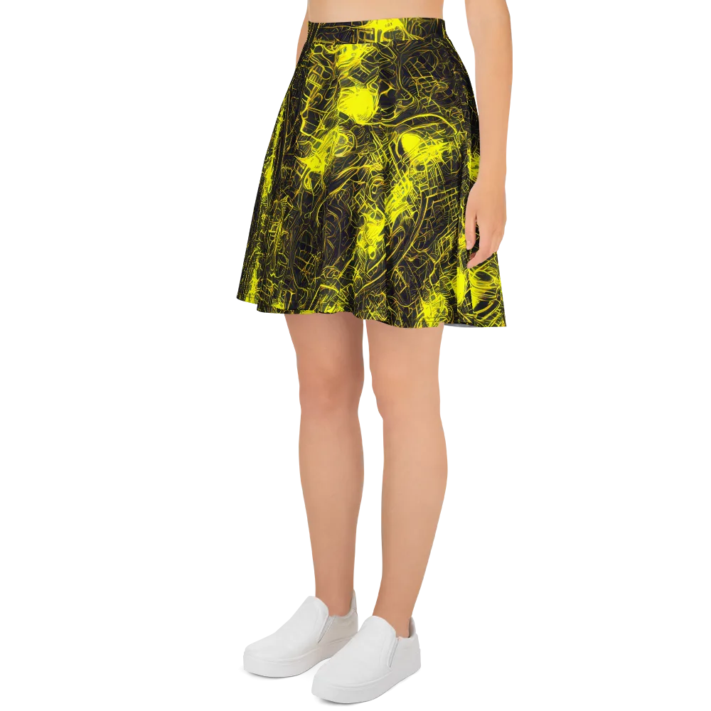 Acid Architecture on Skater Skirt — Left