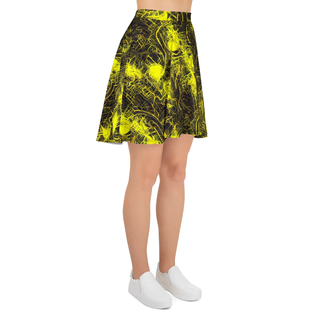 Acid Architecture on Skater Skirt — Right