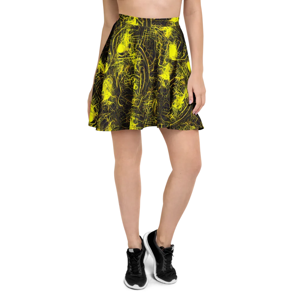 Acid Architecture on Skater Skirt — Front