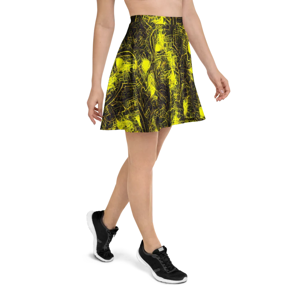 Acid Architecture on Skater Skirt — Right