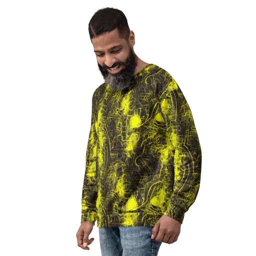 Acid Architecture on a Sweatshirt