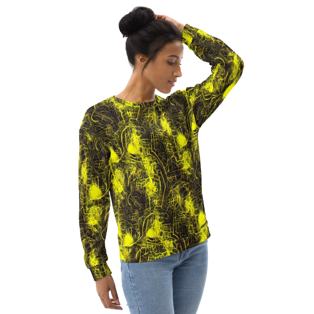 Acid Architecture on Sweatshirt — Right Front