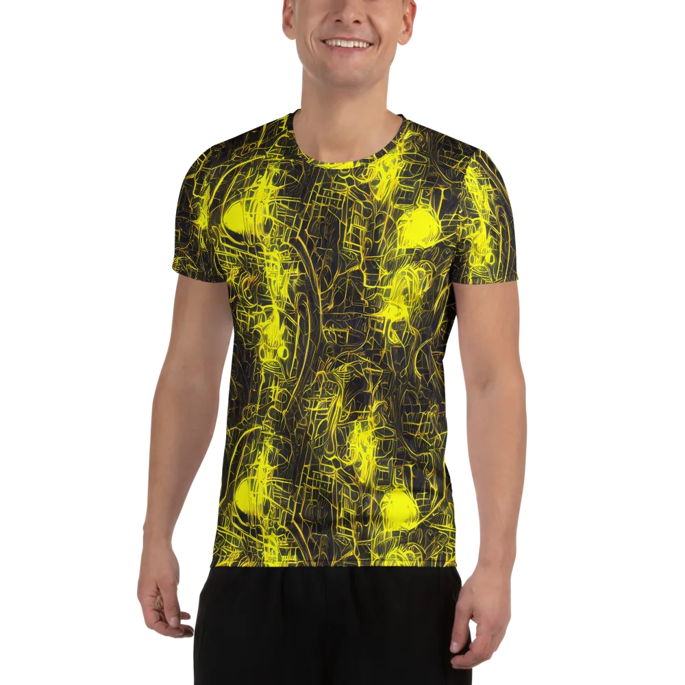 Acid Architecture on Men's Athletic T-Shirt — Front